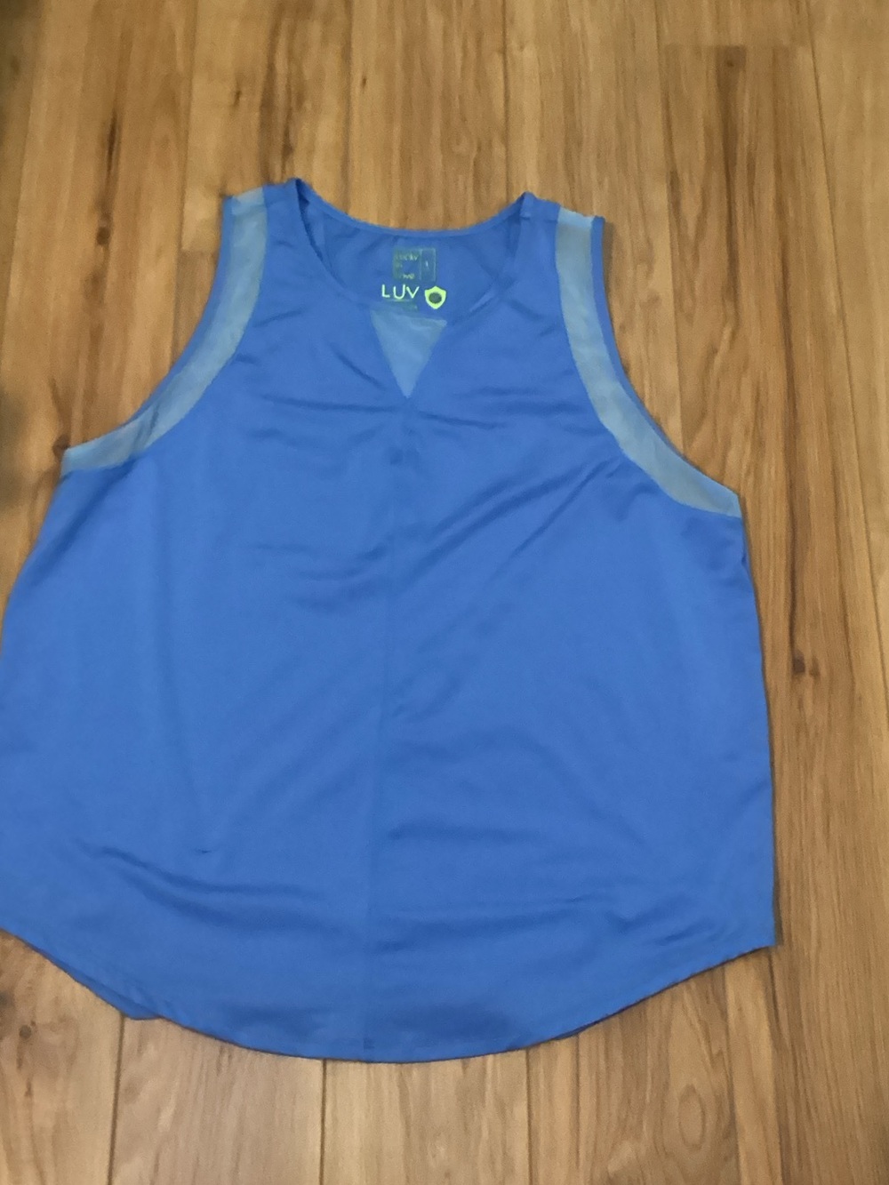 Lucky in Love Blue Chill out tank